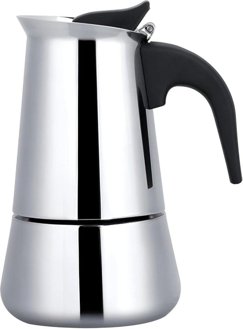 Espresso Machine - Premium Stainless Steel Coffee Maker for Rich Lattes, Italian Craftsmanship, 100ml Capacity, Perfect for Coffee Lovers